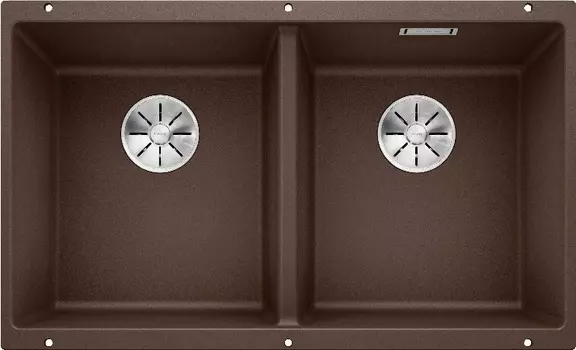 Мойка кухонная Blanco Subline 350/350-U кофе 523583