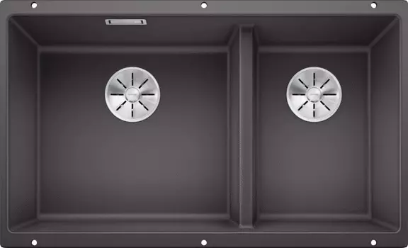 Мойка кухонная Blanco Subline 430/270-U темная скала 523152