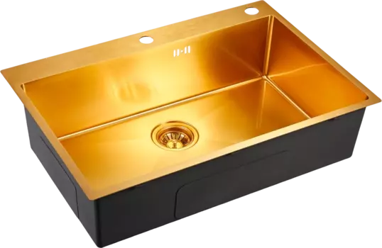 Мойка кухонная Emar PVD A EMB-125A PVD Nano Golden