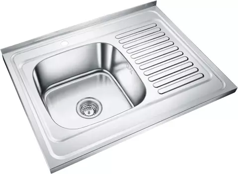 Мойка кухонная Emar Steel T6080LQ L