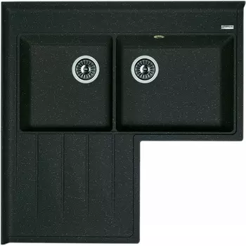 Мойка кухонная Florentina Адрия черная 20.380.L0960.102