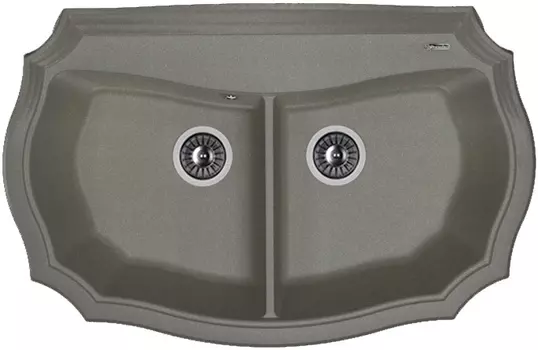 Мойка кухонная Florentina Эмилия 870 черная 20.365.F0870.102