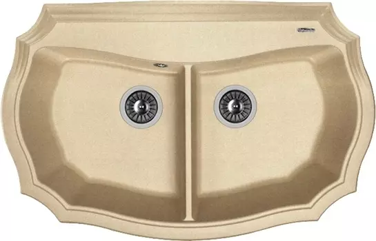 Мойка кухонная Florentina Эмилия 870 песочная 20.365.F0870.107