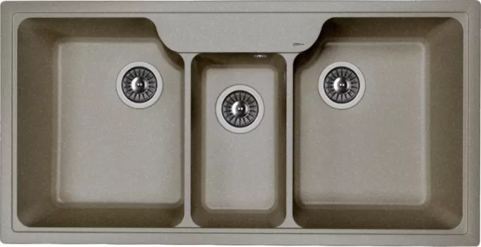 Мойка кухонная Florentina Юлия черная 20.445.H1000.102