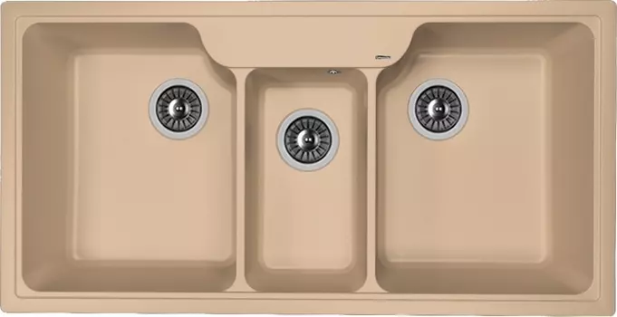 Мойка кухонная Florentina Юлия капучино 20.445.H1000.306