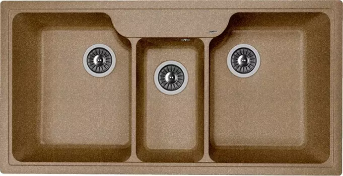 Мойка кухонная Florentina Юлия коричневая 20.445.H1000.105