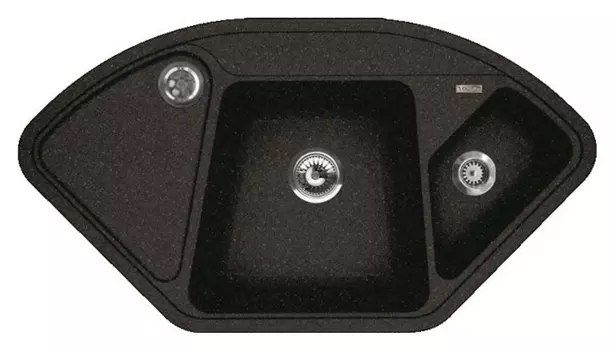 Мойка кухонная Florentina Капри черный 20.185.J1060.102