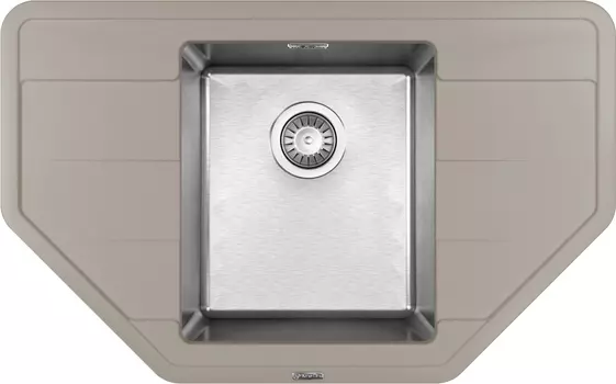 Мойка кухонная Florentina Комби 800C грей 21.420.C0800.305