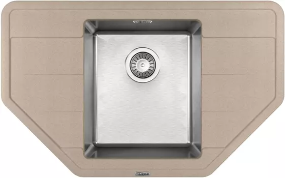 Мойка кухонная Florentina Комби 800C песочная 21.420.C0800.107