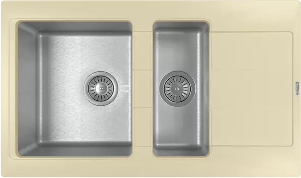 Мойка кухонная Florentina Комби 860K шампань 21.410.D0860.202