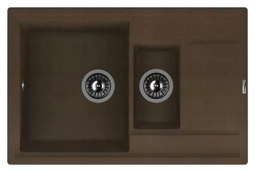 Мойка кухонная Florentina Липси 780К коричневый 20.25.D0780.105