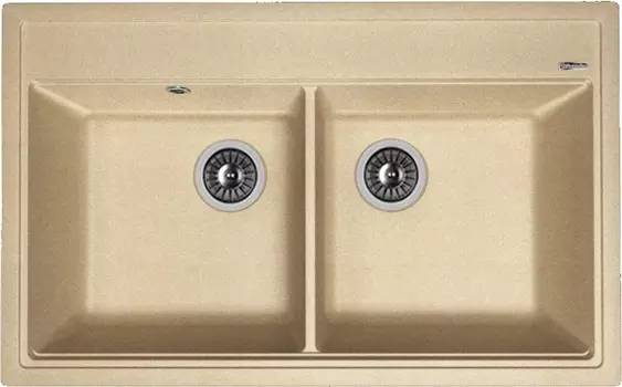 Мойка кухонная Florentina Липси 820 песочная 20.370.E0820.107