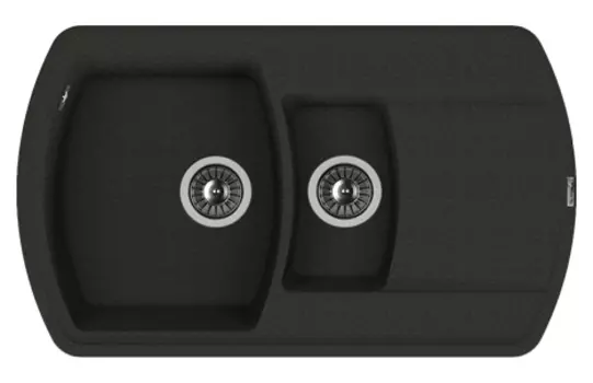 Мойка кухонная Florentina Нире 860К черный 20.205.D0860.102