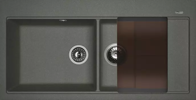 Мойка кухонная Florentina Россана черная 20.335.E1000.102