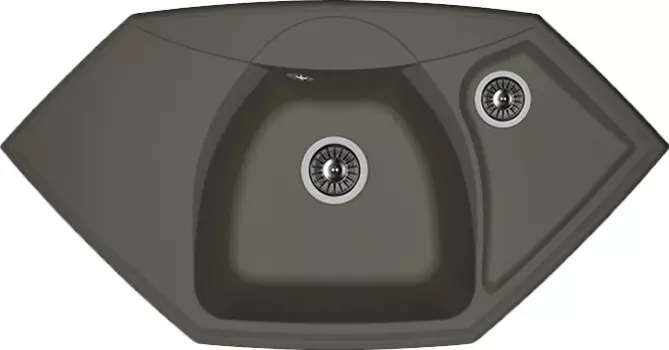 Мойка кухонная Florentina Сардиния антрацит 20.150.D0980.302