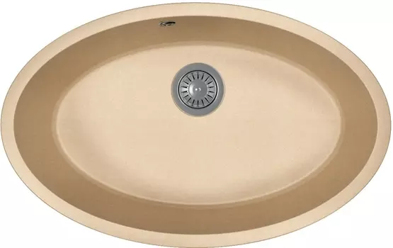 Мойка кухонная Florentina Вега Овал бежевая 22.430.E0650.104