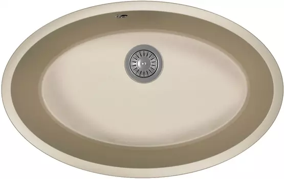 Мойка кухонная Florentina Вега Овал грей 22.430.E0650.305