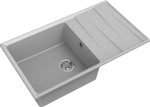 Мойка кухонная GranFest GF-LV-860L серая LV-860 L сер