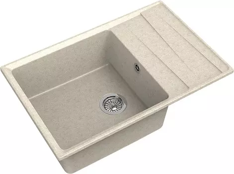 Мойка кухонная GranFest Level GF-LV-760L бежевая LV-760 L беж