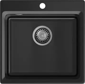 Мойка кухонная GranFest Level LV-510 черная LV-510 черный