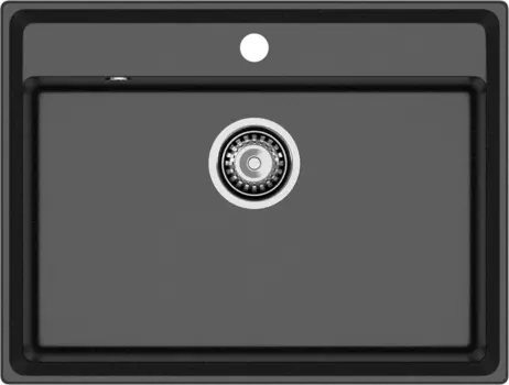 Мойка кухонная GranFest Level LV-660 черная LV-660 черный