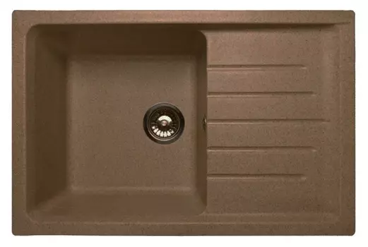 Мойка кухонная GranFest Practic GF-P760L терракот GF-P760L-307