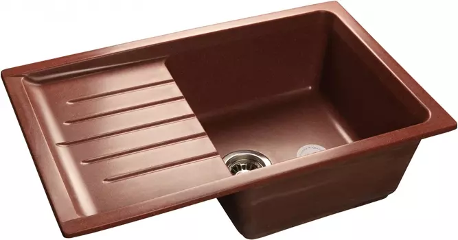 Мойка кухонная GranFest Practik GF-P760 L красный марс P-760 L кр.м