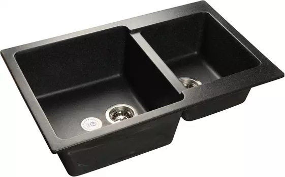 Мойка кухонная GranFest Practik GF-P780K черный P-780 K чер