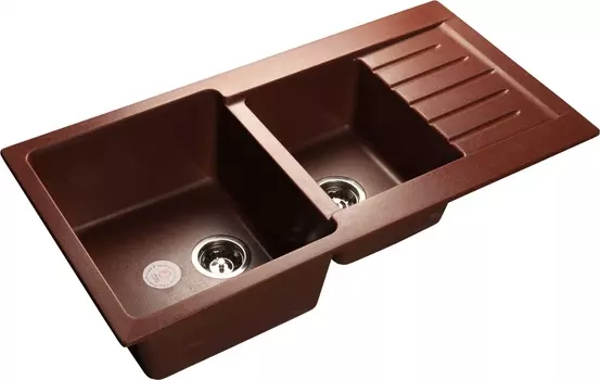 Мойка кухонная GranFest Practik P-980 KL красный марс GF-P980KL-334