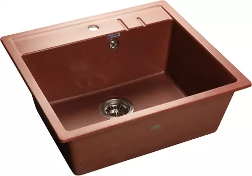 Мойка кухонная GranFest Quadro GF-Q560 красный марс Q-560 кр.м