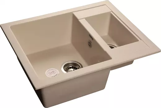 Мойка кухонная GranFest Quadro GF-Q610K белый Q-610 K бел