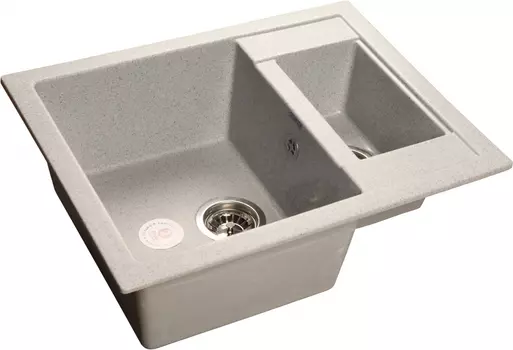 Мойка кухонная GranFest Quadro GF-Q610K серый Q-610 K сер