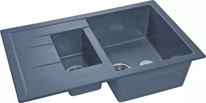 Мойка кухонная GranFest Quadro GF-Q775KL графит Q-775 KL граф
