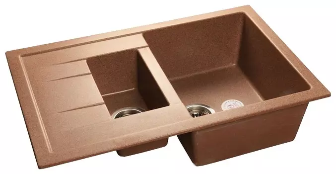 Мойка кухонная GranFest Quadro GF-Q775KL терракот Q-775 KL тер