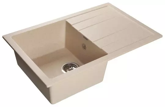 Мойка кухонная GranFest Quadro GF-Q780L бежевый GF-Q780L-328