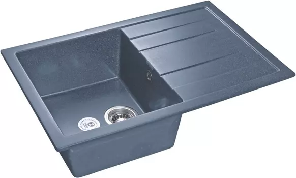 Мойка кухонная GranFest Quadro GF-Q780L графит Q-780 L граф