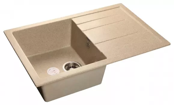 Мойка кухонная GranFest Quadro GF-Q780L песочный GF-Q780L-302