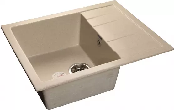 Мойка кухонная GranFest Quadro GR-Q650L бежевый 449301