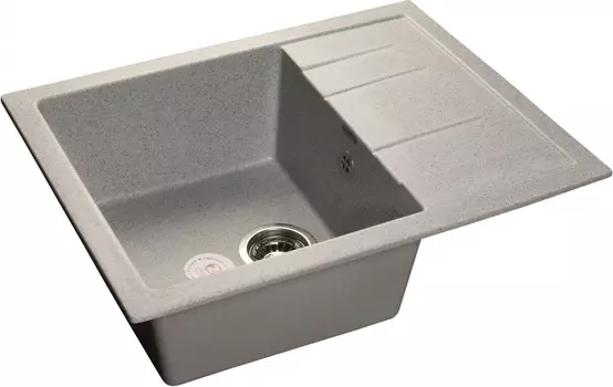 Мойка кухонная GranFest Quadro GR-Q650L серый 449306