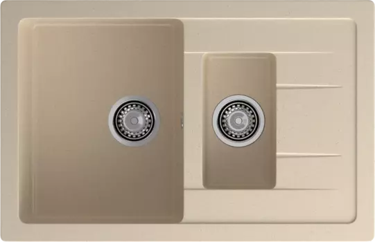 Мойка кухонная GranFest Quadro Q-775KL кашемир