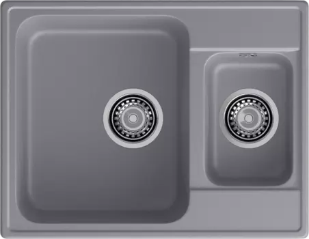 Мойка кухонная GranFest Quarz 09 темно-серая 09 темно-серый