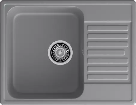Мойка кухонная GranFest Quarz 13 темно-серая 13 темно-серый