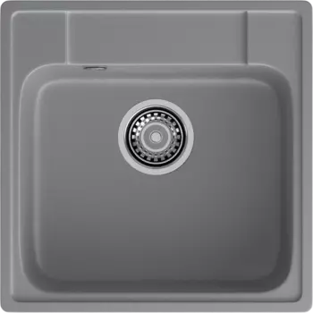 Мойка кухонная GranFest Quarz 48 темно-серая 48 темно-серый