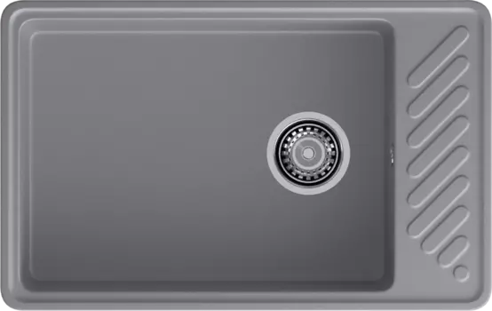 Мойка кухонная GranFest Quarz 51 темно-серая 51 темно-серый