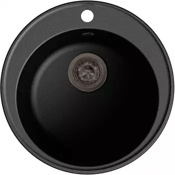 Мойка кухонная GranFest Quarz Z08 черный 444884
