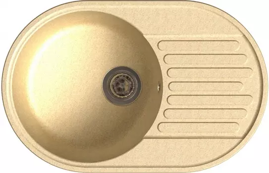 Мойка кухонная GranFest Quarz Z18 бежевый 444903