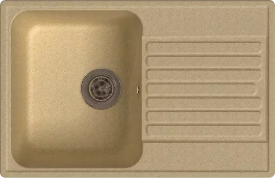 Мойка кухонная GranFest Quarz Z78 бежевый 444915