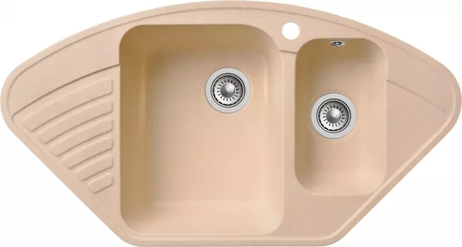Мойка кухонная GranFest Quarz Z 14 бежевая 14 бежевый