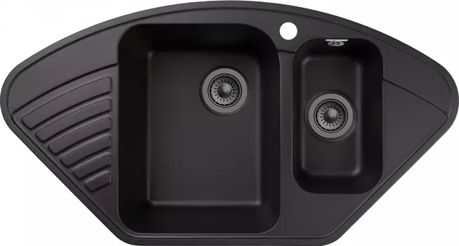 Мойка кухонная GranFest Quarz Z 14 черная 14 черный