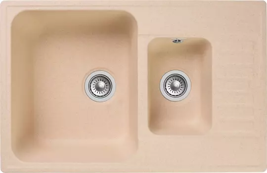 Мойка кухонная GranFest Quarz Z 21K бежевая 21К бежевый